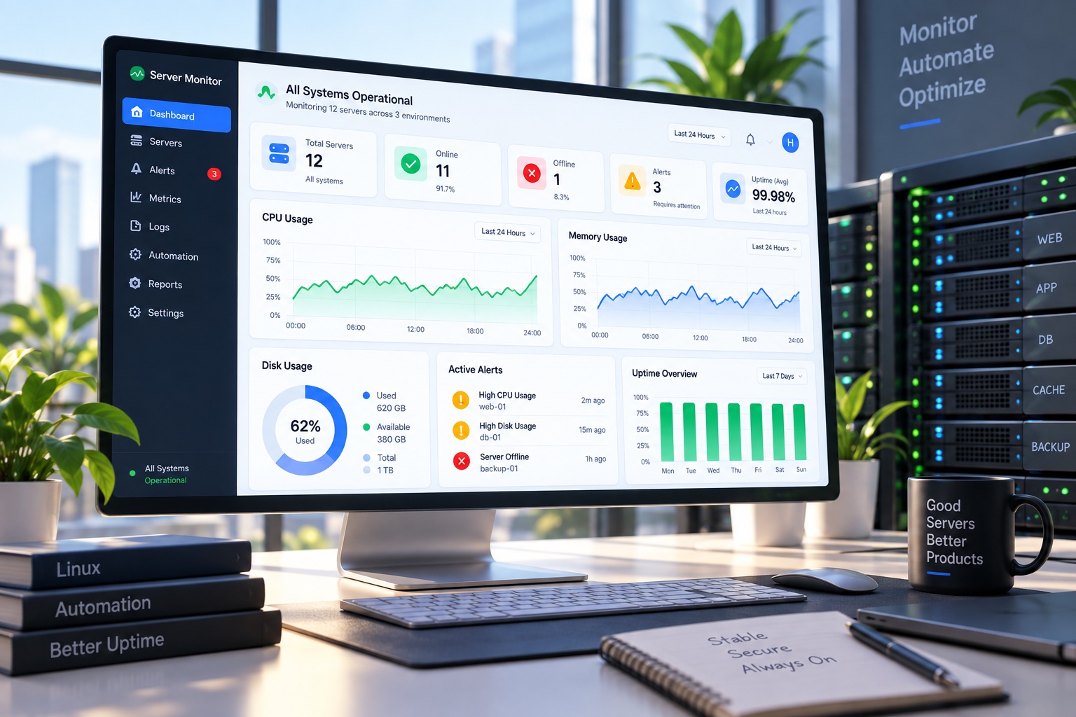 Server Monitoring & Automation